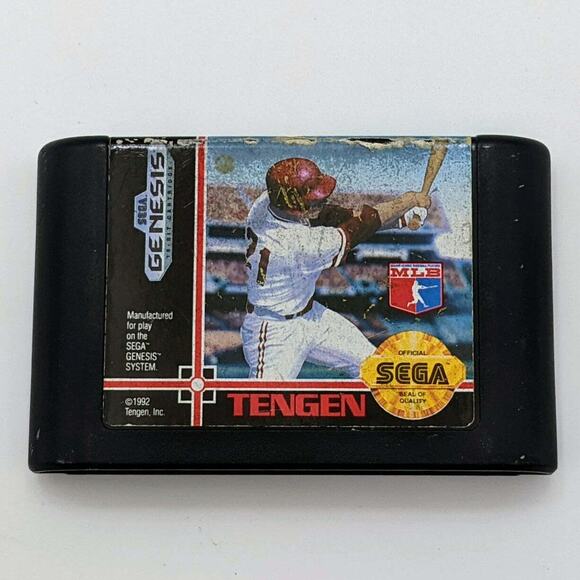 SEGA Genesis Video Game Lot of 2 RBI Baseball 4 and Jeopardy! with Alex Trebek - Picture 8 of 10